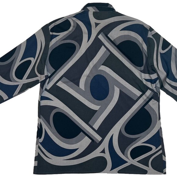 Hermes Genuine New Luxurious Virages Shirt Cashmere Silk Size 17/43 France - Picture 10 of 13